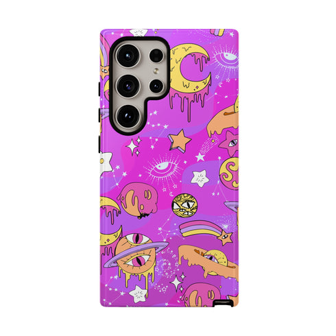 Galactic Gaze Phone Case in Pink
