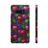 Stained Glass Cherry Skull Phone Case