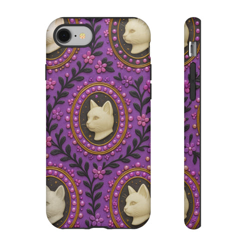Baroque Cat Cameo Phone Case