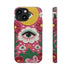 Maximalist Eye Cloud Faux Crochet Tough Case in Matte