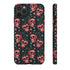 Pink Cherry Skull Phone Case