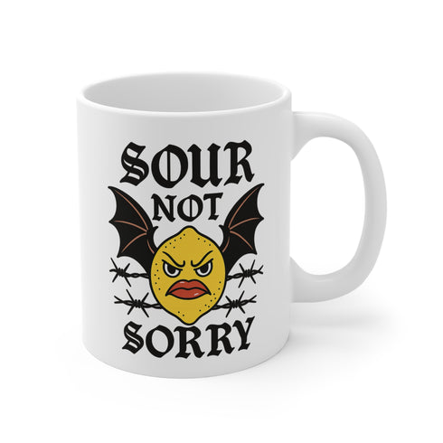 Sour Not Sorry Lemon Ceramic Mug