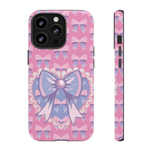 Heart Coquette Bow Phone Case