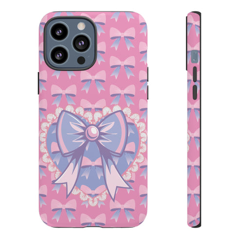 Heart Coquette Bow Phone Case
