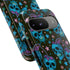 Skull Cherry Phone Case in Blue
