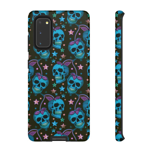 Pink Cherry Skull Phone Case