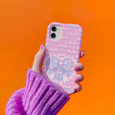 Heart Coquette Bow Phone Case