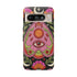Evil Eye Phone Case Planchette Design, Goth Boho Aesthetic Floral iPhone Case