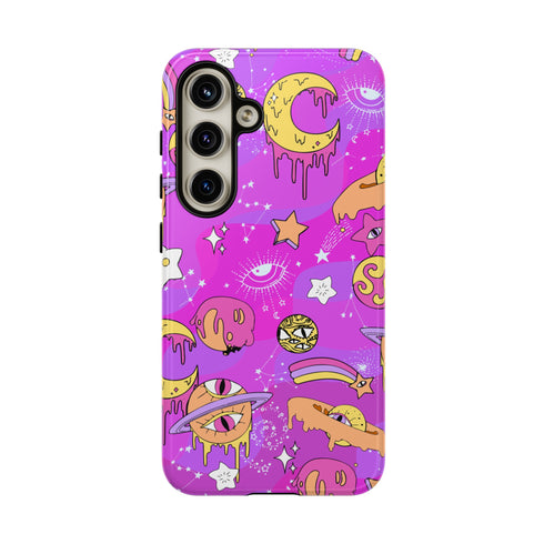 Galactic Gaze Phone Case in Pink