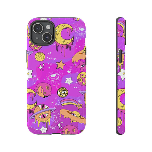 Galactic Gaze Phone Case in Pink