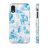 Vintage Toile Print Skeleton Phone Case