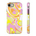 Marble Swirl Phone Case in Pink
