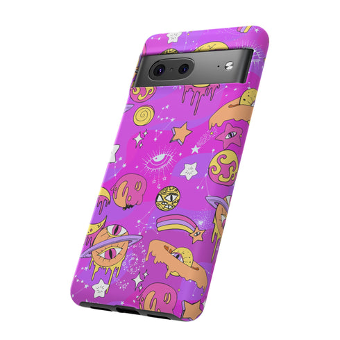 Galactic Gaze Phone Case in Pink
