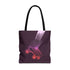 Roller Derby Tote Bag, Retro Neon Skate Tote