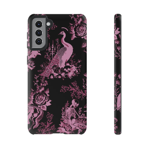 Gothic Peacock Toile Phone Case