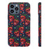 Red Cherry Skull Phone Case