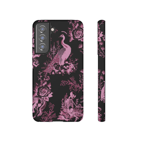 Gothic Peacock Toile Phone Case