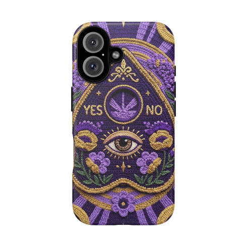 Purple Planchette Garden Crochet Tough Case in Matte