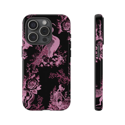 Gothic Peacock Toile Phone Case