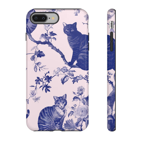 Cat Toile Phone Case
