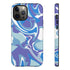 Blue Marble Swirl Phone Case in Blue
