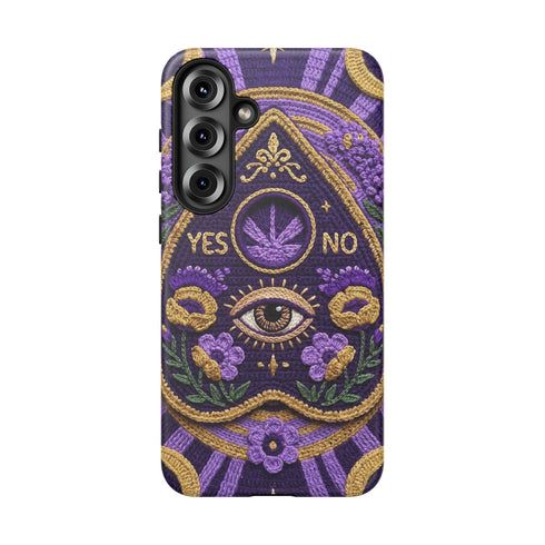 Purple Planchette Garden Crochet Tough Case in Matte