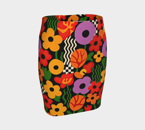 Retro Garden Mini Skirt