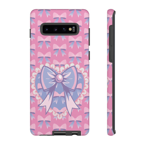Heart Coquette Bow Phone Case