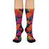 Psychedelic Colorful Mushroom Socks
