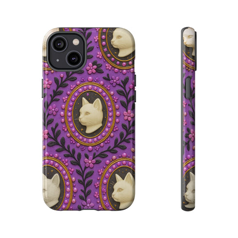 Baroque Cat Cameo Phone Case