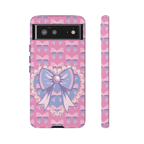 Heart Coquette Bow Phone Case