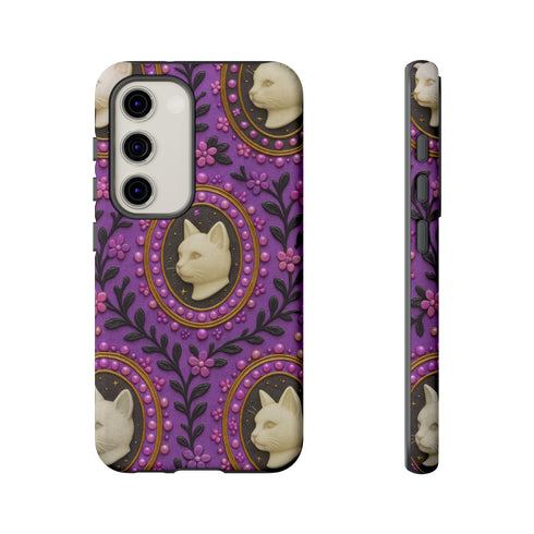 Baroque Cat Cameo Phone Case