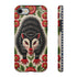 Angry Possum Faux Embroidery Phone Case