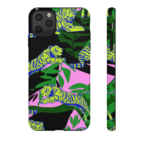 Tropical Tiger Phone Case