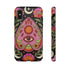 Evil Eye Phone Case Planchette Design, Goth Boho Aesthetic Floral iPhone Case