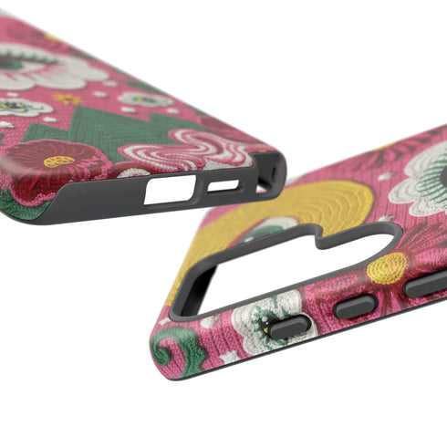 Maximalist Eye Cloud Faux Crochet Tough Case in Matte