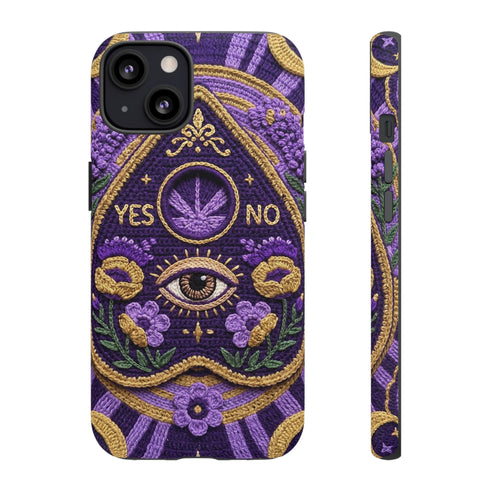 Purple Planchette Garden Crochet Tough Case in Matte