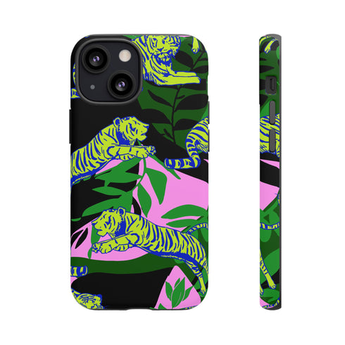 Tropical Tiger Phone Case