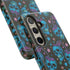 Skull Cherry Phone Case in Blue