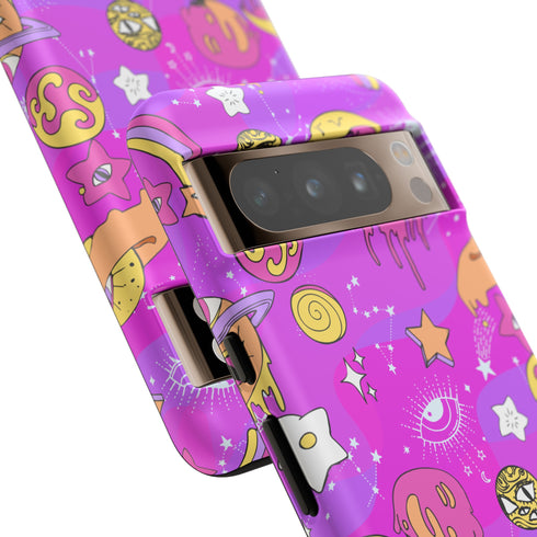 Galactic Gaze Phone Case in Pink