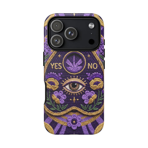 Purple Planchette Garden Crochet Tough Case in Matte