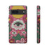 Maximalist Eye Cloud Faux Crochet Tough Case in Matte