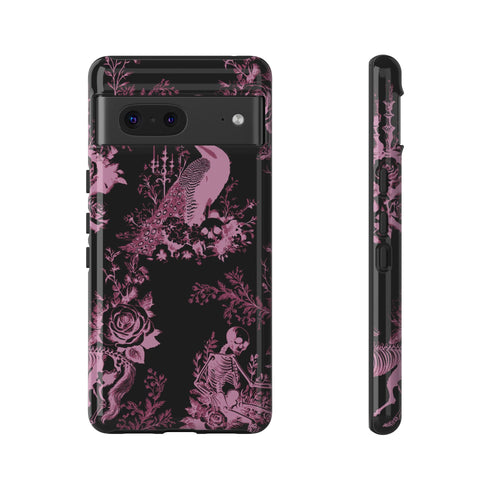 Gothic Peacock Toile Phone Case