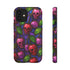 Stained Glass Cherry Skull Phone Case