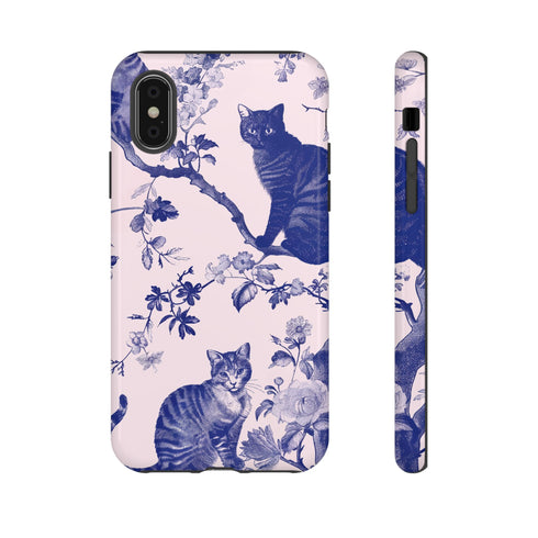 Cat Toile Phone Case