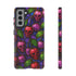 Stained Glass Cherry Skull Phone Case