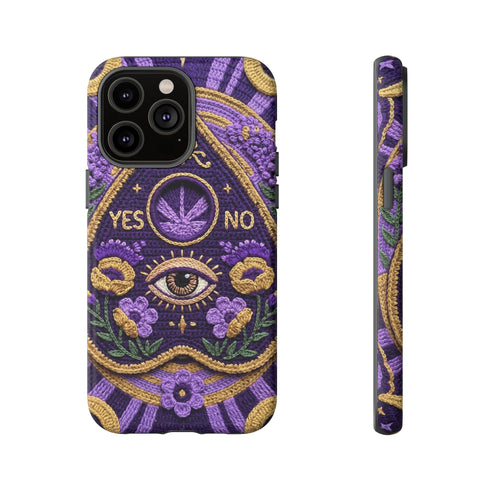 Purple Planchette Garden Crochet Tough Case in Matte