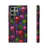 Stained Glass Cherry Skull Phone Case
