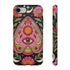 Evil Eye Phone Case Planchette Design, Goth Boho Aesthetic Floral iPhone Case