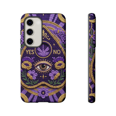 Purple Planchette Garden Crochet Tough Case in Matte